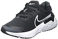 Nike Renew Run 3, Women's Road Running Shoes Donna, Black/White-Pure Platinum-Dk Smoke Grey, 35.5 EU