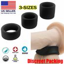 Silicone CBT Ball Stretcher Stretch Scrotum Bondage Thick Cock Ring Male Sex Toy