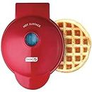 Dash Mini Maker: The Mini Waffle Maker Machine for Individual Waffles, Paninis, Hash Browns, & Other on The go Breakfast, Lunch, or Snacks - Red