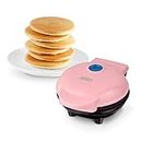 Dash DMS001PK Mini Maker Electric Round Griddle for Individual Pancakes, Cookies, Eggs & other on the go Breakfast, Lunch & Snacks, with Indicator Light + Included Recipe Book, Pink