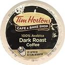 Tim Horton's Single Serve Coffee Cups, Dark Roast, 24 Count (Packaging May Vary)