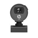 HP w100 480P 30 FPS Digital Webcam with Built-in Mic, Plug and Play Setup, Wide-Angle View for Video Calling on Skype, Zoom, Microsoft Teams and Other Apps (Black)