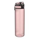 ion8 Slim Bottle 500 ml, Durable Water Bottle, Leakproof Sport Flask with Fast Flow for Rapid Hydration, BPA Free Plastic Bottle with Carrying Loop and Flip Lid (colour: rose)
