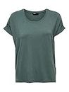 Only Femme Onlmoster S/S O-neck Top Noos Jrs T shirt, Vert (Balsam Green), L EU