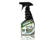 Home-Secure Neem Veda Organic Neem Oil Spray | Natural Pesticide For Plants Insects Meaty Bug Fungus Leaf Spot Meldew Pest Control | Made With Neem Lemongrass Cedarwood For Organic Gardening (500 Ml)