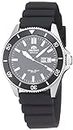 Orient RA-AA0010B Men's Kano Silicone Band Black Bezel Black Dial Automatic Dive Watch