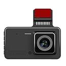Car DVR, Universal Durable 4in Screen Car Cam ABS for Automobiles (Single Cam)
