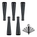 Eastgoing 5PCS Batting Tee Topper Replacement Basic Ball Rest Rubber Cup Tanner Tee for Baseball Softball Practice Training Hitting Ball Black