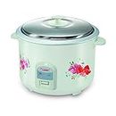 Prestige PRWO 2.8-2 Electric Rice Cooker 2.8L with Close Fit Lid|White|Raw capacity-1.7 liters|Cooked capacity-2.8 liters|Cooks for a large family