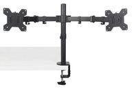Dual Monitor Desk Mount Stand Heavy Duty Fully Adjustable Screens 27" 33LBS