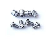 4 Sets 1911 Grip Screws Bushings,M1911 Clones 1911A1 Fits These and Other Standard 1911 .45 .38 Industries Stainless Steel Grip Nut Screws & Bushings