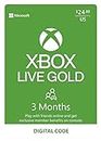 Microsoft X box Live 3 Month Gold Membership - [Digital]