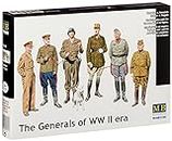 Master Box WWII Famous Generals (6) Figure Model Building Kits (1:35 Scale)