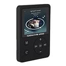 ASHATA MP3 Player / MP4 Player, Portable MP3 Music HiFi Player Support TF Card up to 32GB,Slim Classic Digital 1.8 Inch Screen USB Port(Black)