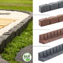 Garden Edging Lawn Border Flexible Shape Wall Path Eco Recycled Rubber Spiral