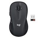 Logitech M510 Wireless Computer Mouse for PC with USB Unifying Receiver - Graphite (Renewed)
