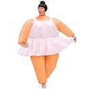 "BALLERINA" (airblown inflatable costume) - battery operated (4 x AA batteries not included) - (One Size Fits Most Adult)