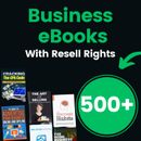 Paquete de 500+ libros digitales de negocios colección PLR ganar dinero en línea