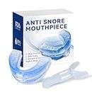 Anti Snoring Devices, Snoring Mouth Guard Can be Reused, Effective Snoring Solution Anti Snoring, Comfortable anti Snore Device for Men and Women（Blue）