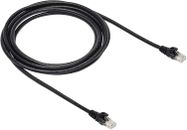 Amazon Basics RJ45 Cat-6 Gigabit Ethernet Patch Internet Cable, 3 metres, Black