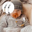 Vibrante supporto catena ciuccio e succhietti in silicone per neonati