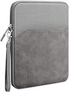 ProElite Polyester Tablet Sleeve Case Cover 12" to 13" for Apple iPad Air 13/Pro 13/Pro 12.9 Samsung Galaxy Tab S7/S8/S9 Plus/S7/S9 FE Plus 12.4", Lenovo Tab P12, Microsoft Surface Pro, Dark Grey
