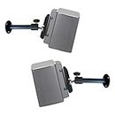 myl SM11 Satellite Wall/Ceiling Mounting Stand Kit Brackets for Bose SlideConnect Speaker Sony Panasonic Samsung Speakers mounts with Slide Connector 5mm/6mm/4mm (2 mounts)