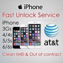 NETZWERK ENTSPERR CODE für AT&T ATT USA iPhone 4S 5S 5C SE 6 6+ 6S+ 7+ 8+ Plus