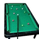 Big Pool Game Toy Big Snooker Table Game Set with 11 Balls and 2 Stick Billiard Table for Adults and Kids Indoor Game Board Table Top Toy for Family Fun