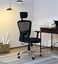 AMPLE SEATING’S Jazz High-Back Mesh Home & Office Ergonomic Chair with Multi-Tilt Lock Mechanism & 2-Dimensional Adjustable Armrest (Black) 3 Years Warranty