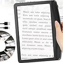 Tobegiga Rechargeable 5X Magnifying Glass for Reading, Large Ultra Bright LED Full Page Magnifier for Seniors, Lightweight HandHeld Magnifying Page for Reading Book Prints, Gift for Elderly Low Vision