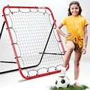 Soccer Training Equipment, Kickback 3.3X3.3FT - Football Training Gifts, Aids & Equipment for Kids, Teens & All Ages, Portable
