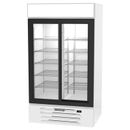 Beverage Air MMR38HC-1-W 43 1/2" 2 Section Glass Door Merchandiser, (2) Sliding Doors, 115v, White