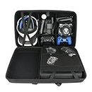 co2CREA Hard Travel Case replacement for Sony PlayStation 4 PS4 Pro Console + PlayStation VR PSVR Launch Bundle