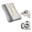 Super Ergonomic Pillow, 2023 New Adjustable Ergonomic Pillow, Orthopedic Pillow for Sleeping, for All Sleeping Positions Cervical Contour Pillow Neck (Cylindrical Gray,48 * 74 cm)