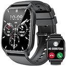 LLKBOHA Smart Watch for Men Women - 1.85'' Smartwatch Answer/Make Calls, 112+ Sports Modes with IP68 Waterproof, Step Counter, Watches with Heart Rate/SpO2/Sleep Monitor for Android iPhone