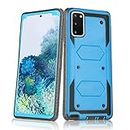 Asuwish Phone Case for Samsung Galaxy S20 Glaxay S 20 5G UW 6.2 inch Cover Hybrid Rugged Shockproof Drop Proof Full Body Protective Heavy Duty Mobile Cell Accessories Gaxaly 20S G5 Women Men Blue