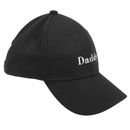  Fabric Dad Black Hats for Men Outdoor Sports Fan Baseball Caps