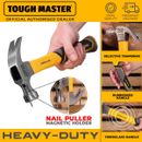 Claw Hammer 16oz Heavy Duty Premium Steel Fiberglass Handle Magnetic Holder