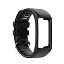 gszfsm001 Multicolor Silicone Smart Watch Band for Polar A360 A370 Smart Watch Band Replacement Bracelet for Polar A360 A370 110mm*92mm Black