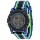 Timex Kids TW7C26000 Time Machines Digital 35mm Blue/Black/Green Double-Layered Nylon Strap Watch