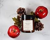 Ambient Wick™ Gone Apple Picking Soy Candle | Made in the USA | Apples Fall Autumn | 8 ounce Amber Jar