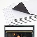 Magnetic Fireplace Draft Stopper - Fireplace Cover to Block Cold Air from Vent to Prevent Heat Loss - Magnet Fireplace Screen - Indoor Chimney Draft Blocker Vent Covers- -6PCS