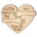 A Little Pocket Hug Token Small Gifts Good Luck Gifts Boyfriend Gifts Long Distance Relationship Friendship Gifts for Women Gifts for Him Cute I Love You Present for Her