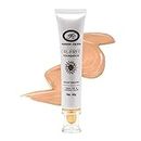 Fashion Colour Oil Free Sunscreen Foundation, Matte Skin Fit & Lasting Clear, 40g (Shade 01)