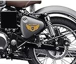 ISEE 360 Bull Rider Wings Bike Stickers for Bullet Sides Battery Box Classic Standard Mudguard Decal (10 cm Wide) (Gold)