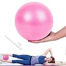 Lanjue Pilates Ballon de Gymnastique, Yoga Ball Anti-Slip Anti-éclatement Fitness Équilibre Sport Balle pour 25cm Entraînement Abdominal et des Épaules, Sport
