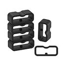 6-Pack Fastener Rings intended for Garmin Vivosmart 4/Vivofit 4/Vivofit 3/Vivofit jr/Vivofit jr 2/Vivofit jr 3 Band Keeper, Silicone Replacement Watch Band Loop/Holder/Retainer