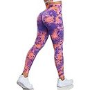 Litthing Gym Leggins Deporte Mujer Yoga Leggings Push Up Suaves Elásticos Tie Dye Mujer Anticeluliticos sin Costuras Opaco Scrunch Pantalones Yoga Running