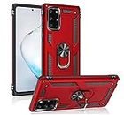 A.S.PLATINUM Back Cover for Samsung Galaxy Note 20 Ultra (TPU;plastic) Dark Red